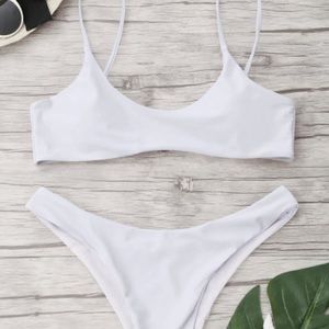 Zaful cream bikini. Only worn once.